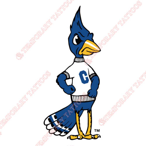 Creighton Bluejays Customize Temporary Tattoos Stickers NO.4202
